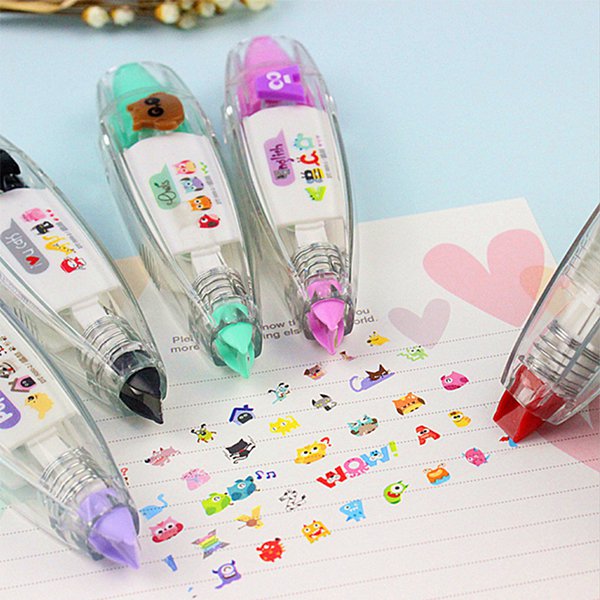 0.6cm創意圖案立可帶