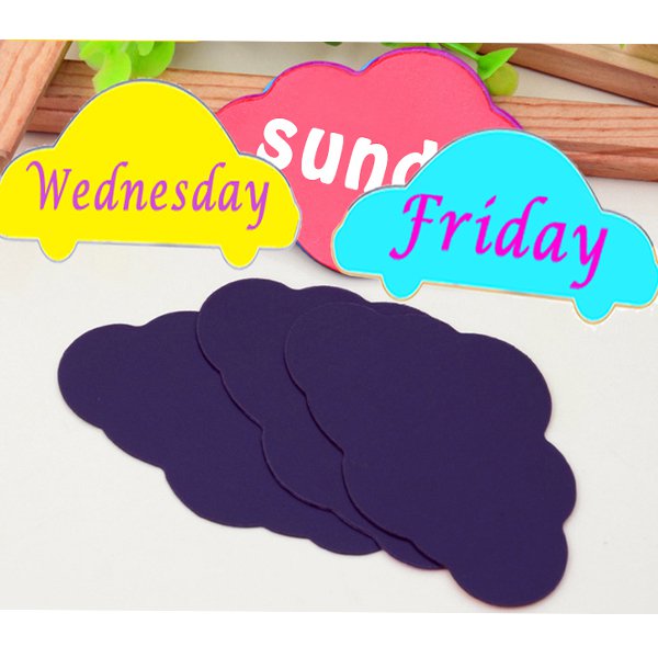 雲朵造型紙卡磁鐵