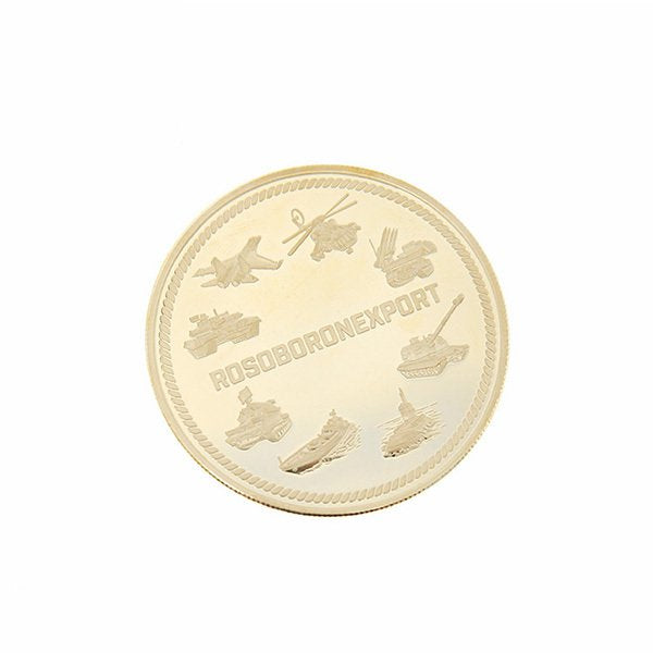 黃銅鷹壓紋軍用紀念硬幣