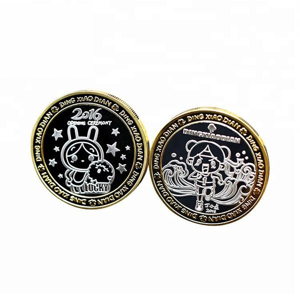 定制雙色金屬紀念硬幣