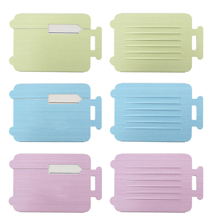 0804096-商務鋁合金拉杆箱造型行李牌