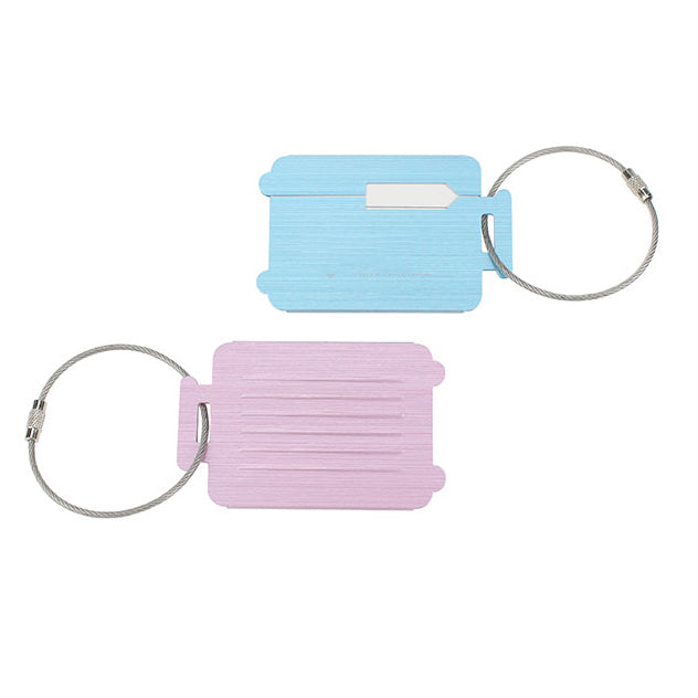 0804096-商務鋁合金拉杆箱造型行李牌