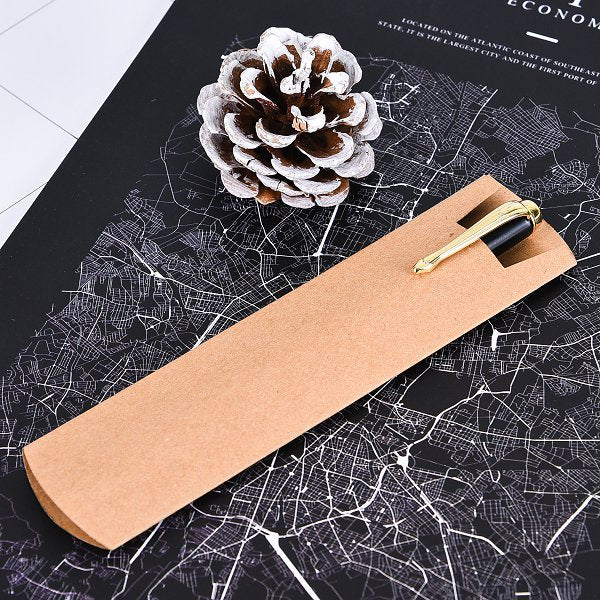 環保牛皮紙卡筆袋