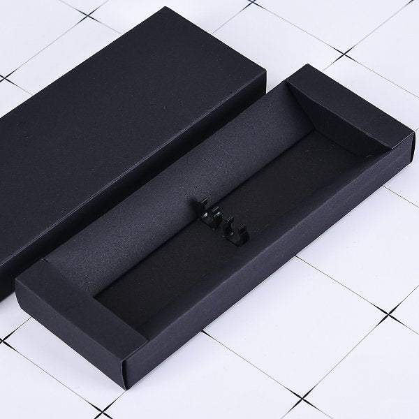 無開窗黑卡紙抽屜盒