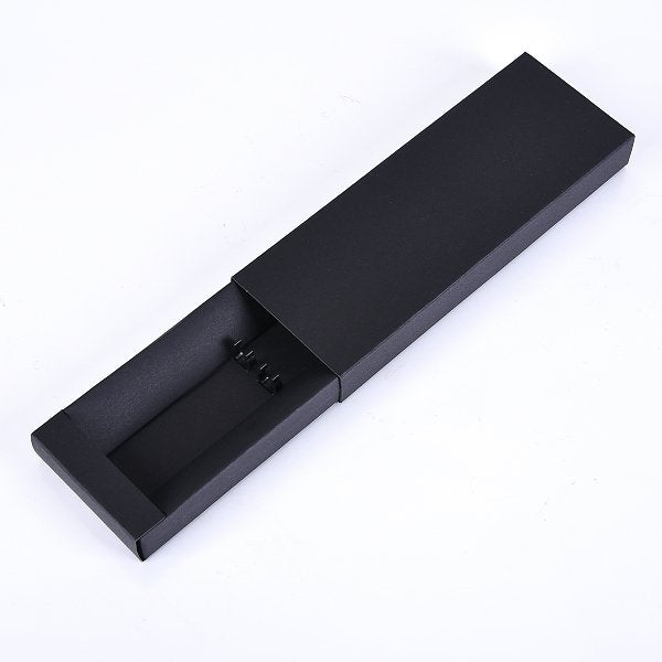 無開窗黑卡紙抽屜盒