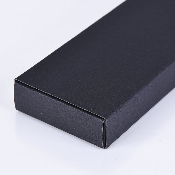 無開窗黑卡紙抽屜盒