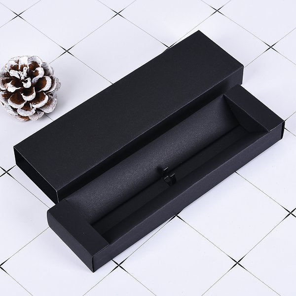 無開窗黑卡紙抽屜盒