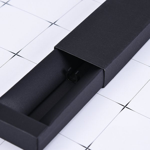 無開窗黑卡紙抽屜盒