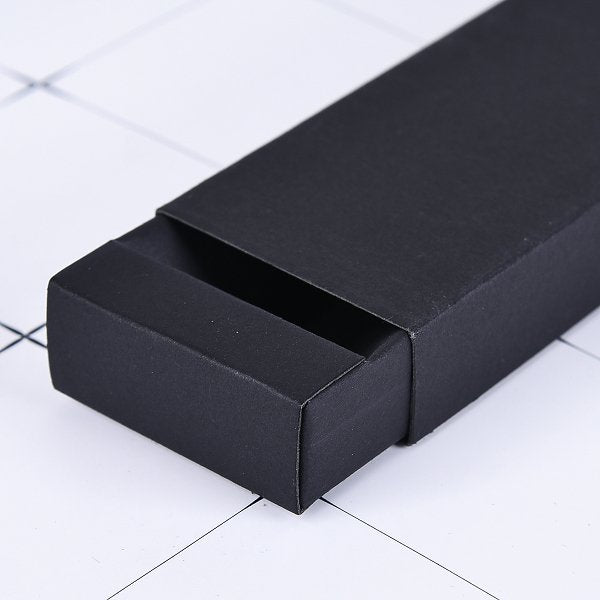 無開窗黑卡紙抽屜盒