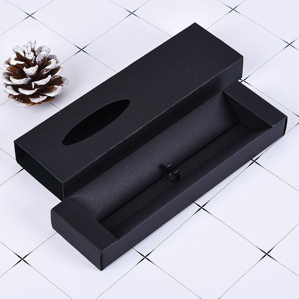 開窗黑卡紙抽屜盒