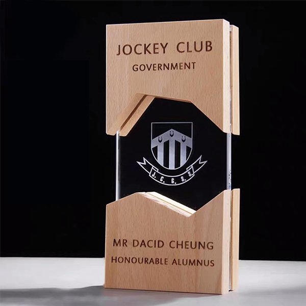 木底雕刻水晶獎杯