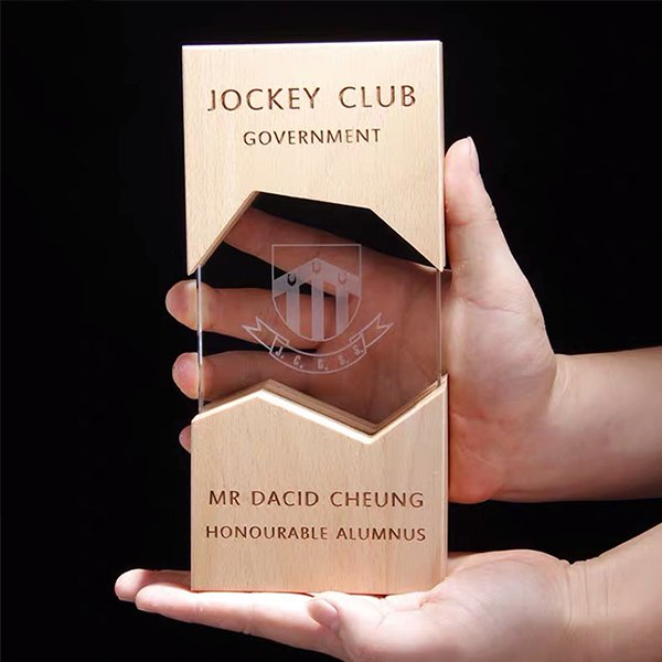 木底雕刻水晶獎杯