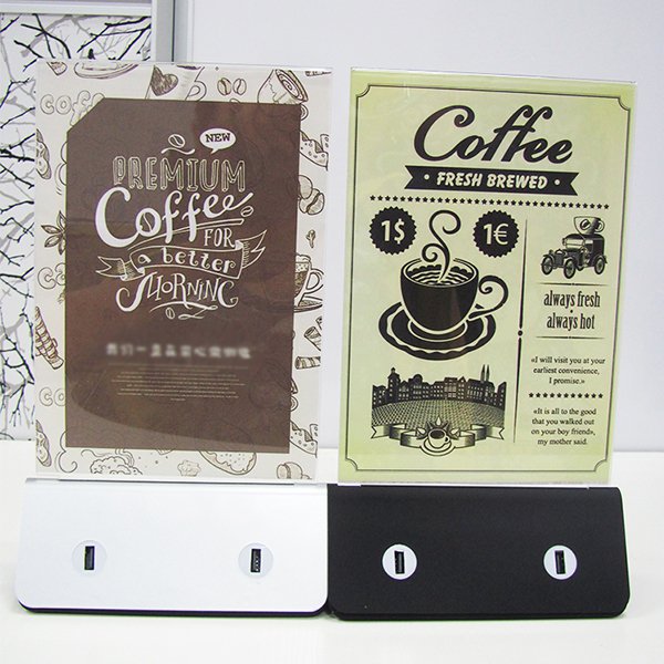 LED行動電源廣告展示桌牌