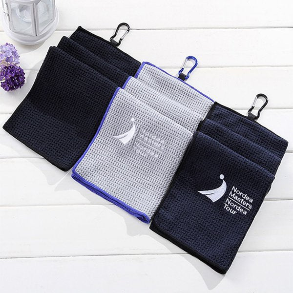 掛勾運動毛巾-精梳棉高爾夫巾