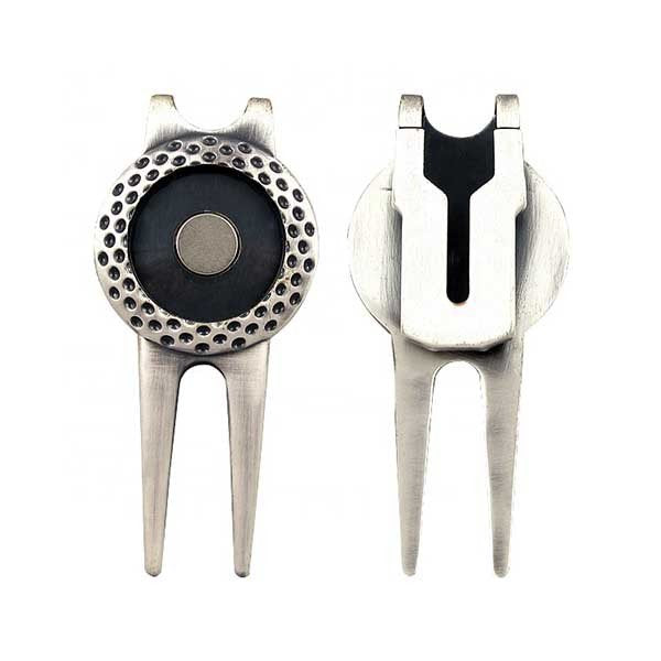 電鍍高爾夫果嶺叉-金屬高爾夫球插