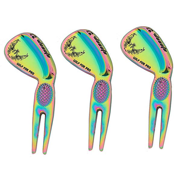 幻彩高爾夫果嶺叉-金屬高爾夫球插