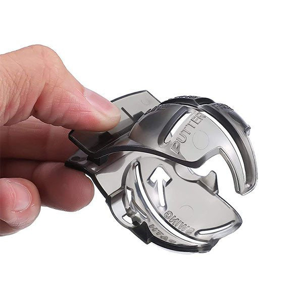 半透明塑膠高爾夫球標線器