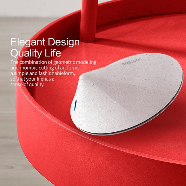 USB負離子空氣清淨器-ABS圓錐型