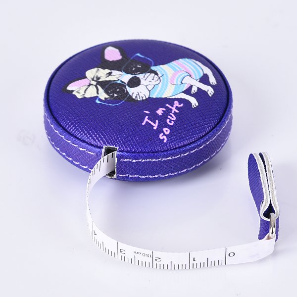 可愛法鬥皮製捲尺