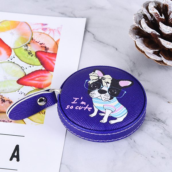 可愛法鬥皮製捲尺