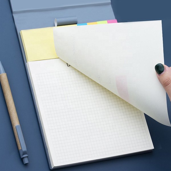 2合1便攜式PU便利貼套組