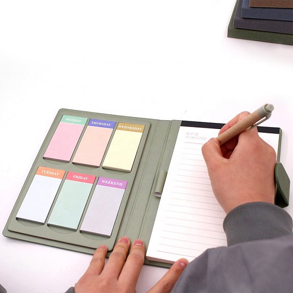 3合1多功能兩折磁吸便利貼套組