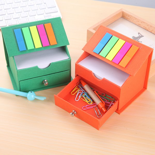 收納抽屜房屋造型4合1便利貼套組