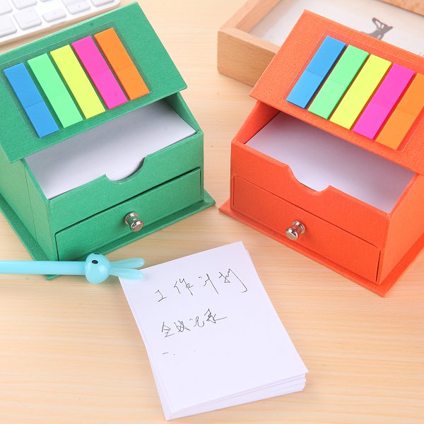 收納抽屜房屋造型4合1便利貼套組