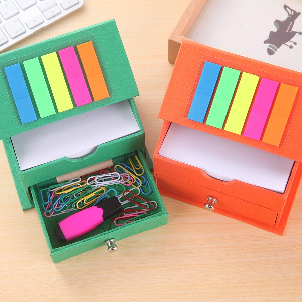 收納抽屜房屋造型4合1便利貼套組