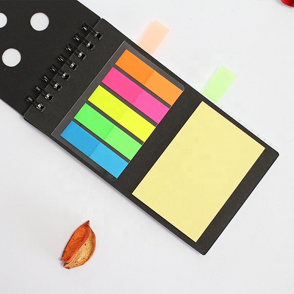 3合1簍空笑臉兩折便利貼套組