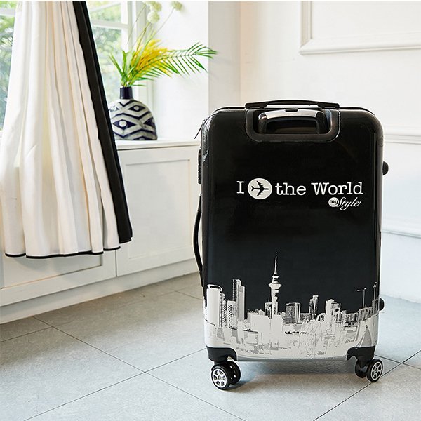 UV印刷20吋硬殼行李箱-標準內理