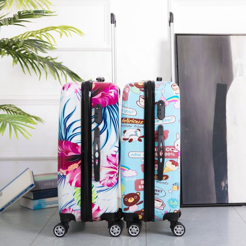 UV印刷20吋硬殼行李箱-標準內理
