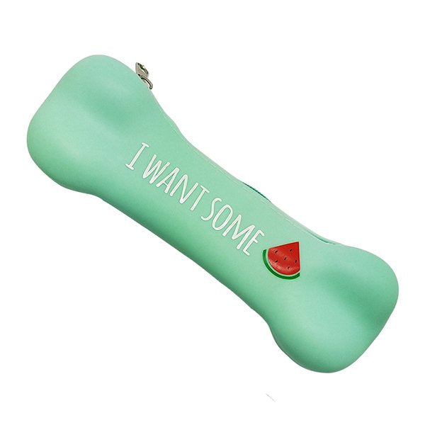 骨頭造型矽膠筆袋