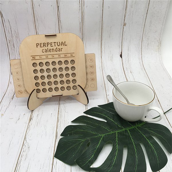 雷射切割4mm木膠合板萬年曆