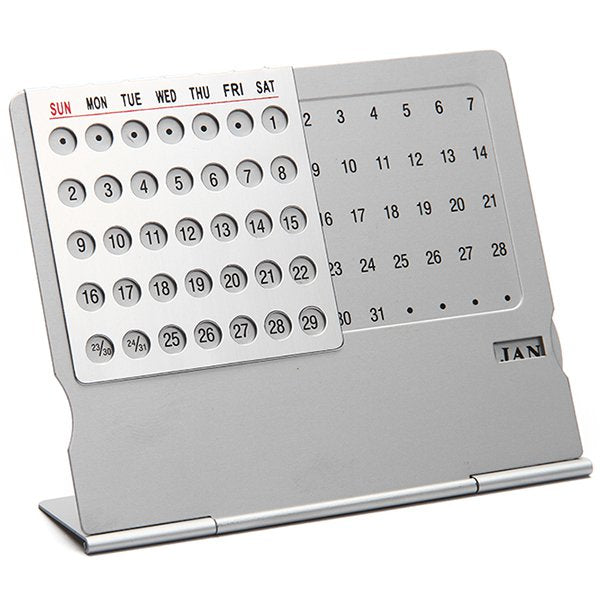 雷射切割滑動式金屬萬年曆