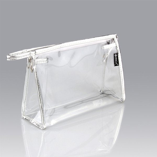 18絲透明化妝拉鍊包