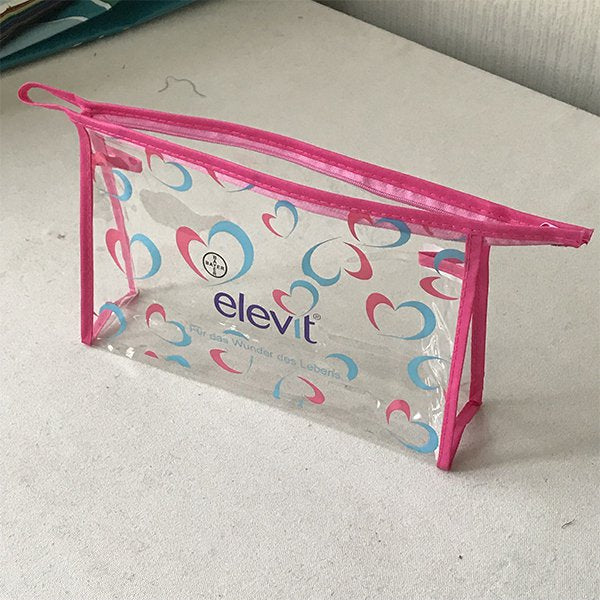 18絲透明化妝拉鍊包