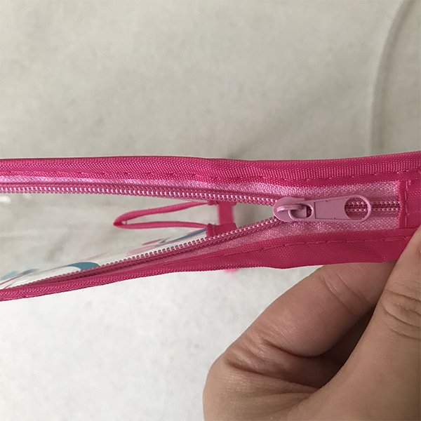 18絲透明化妝拉鍊包