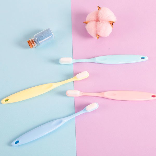 超細刷毛兒童牙刷-PP+TPR手柄