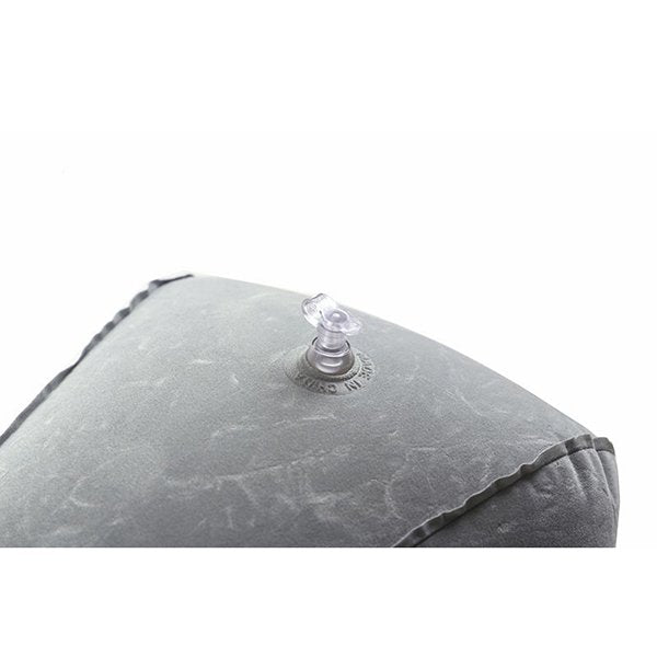 單層充氣腳枕-植絨PVC飛機腳墊