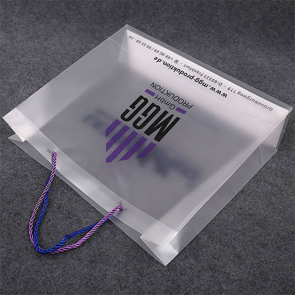 PVC磨砂手提購物袋