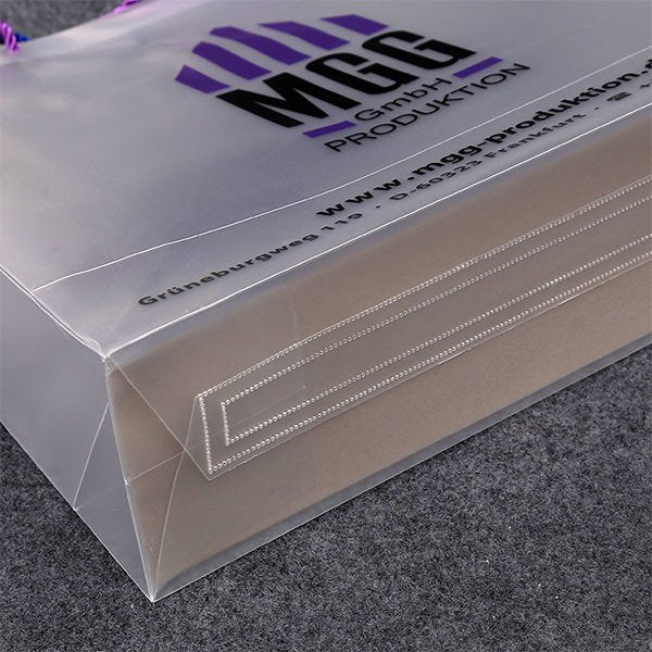 PVC磨砂手提購物袋