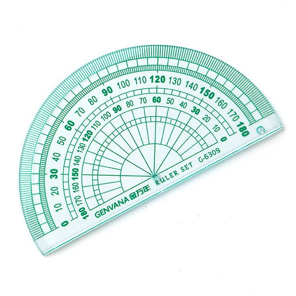 半透明測量尺-PS三角尺4件套組