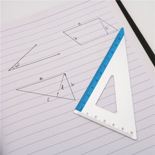 簍空測量尺-鋁合金三角尺4件套組