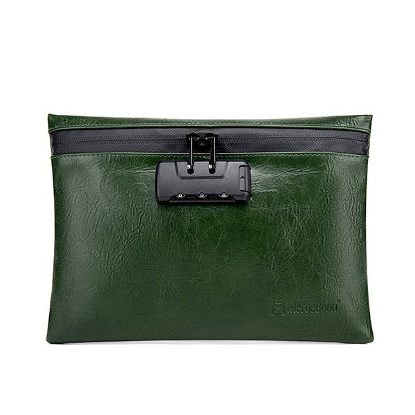 PU皮革防臭可鎖旅行收納包