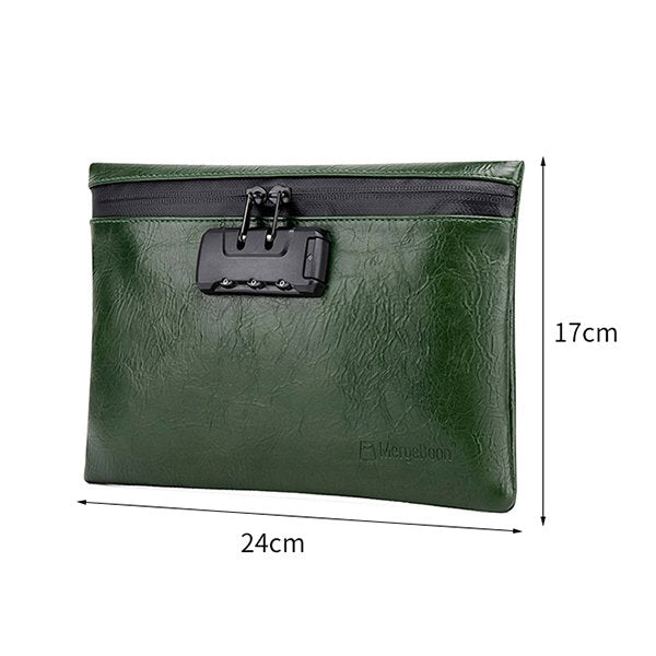 PU皮革防臭可鎖旅行收納包