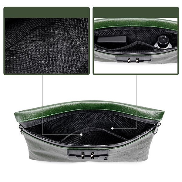 PU皮革防臭可鎖旅行收納包