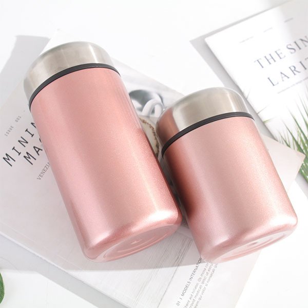 350ml簡約真空雙層304不鏽鋼悶燒罐