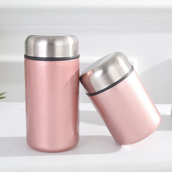 350ml簡約真空雙層304不鏽鋼悶燒罐