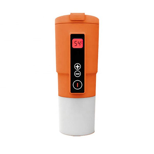 380ml車用智能加熱304不銹鋼隨行杯